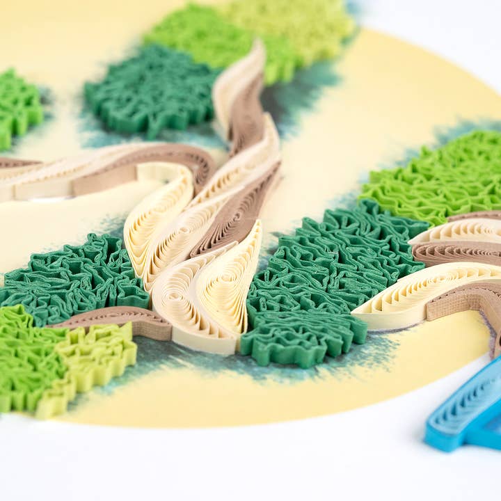 Quilled Bonsai Tree Card