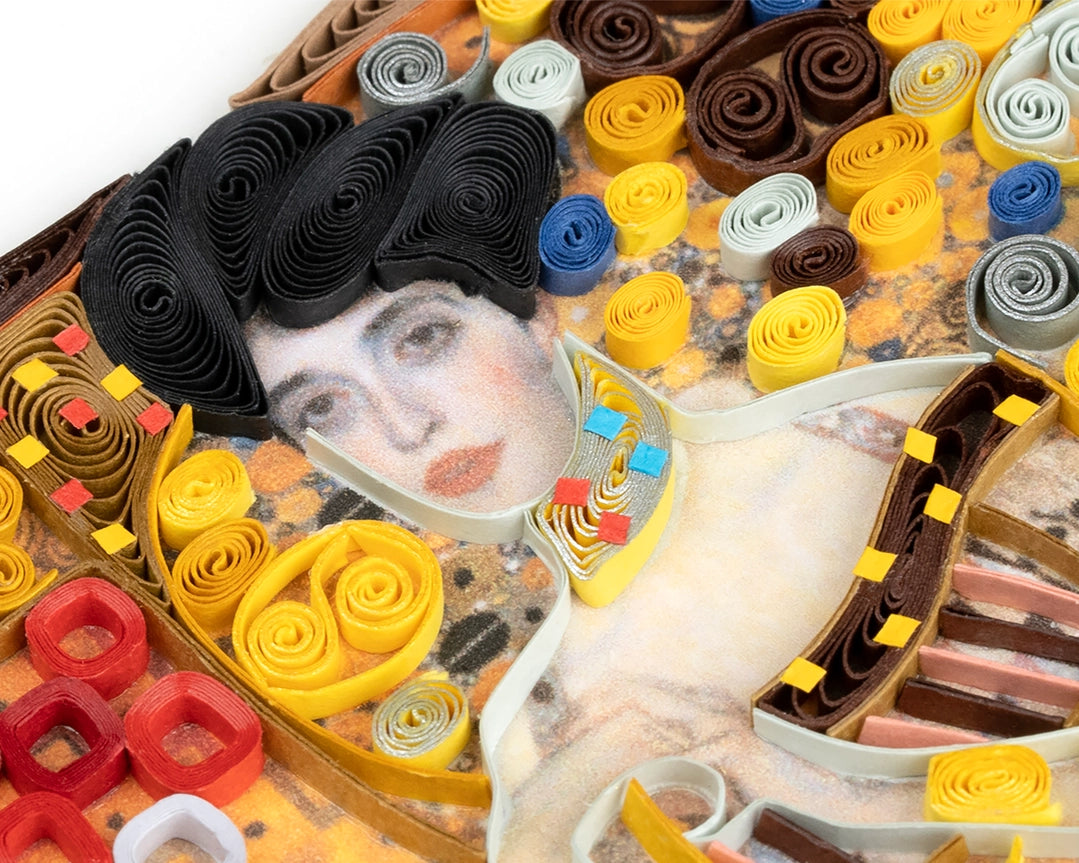Lady in Gold - Klimt - Artist Series Quilled Card