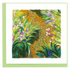 Path Through the Irises - Monet - Artist Series Quilled Card