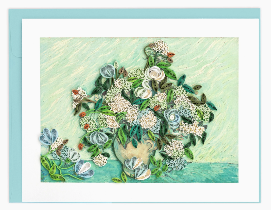 Roses - Van Gogh - Artist Series Quilled Card