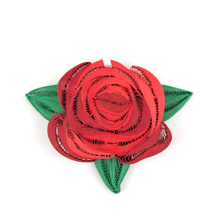 Quilled Rose Ornament