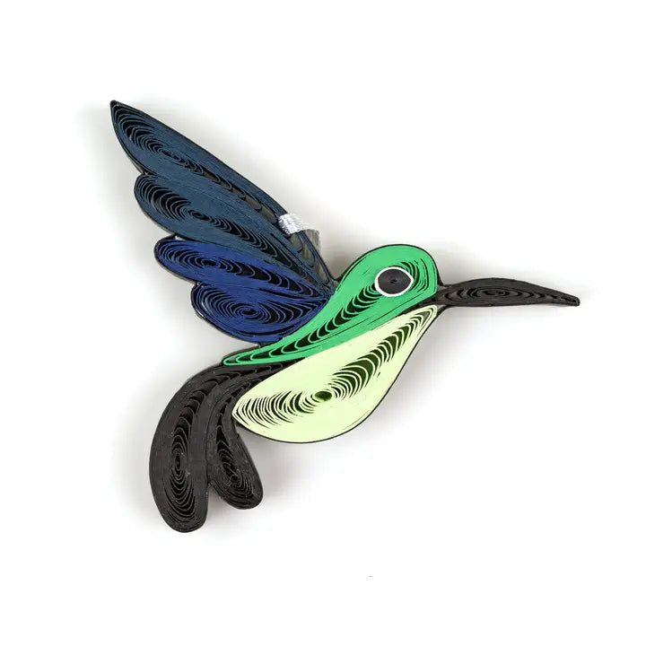 Quilled Hummingbird Ornament