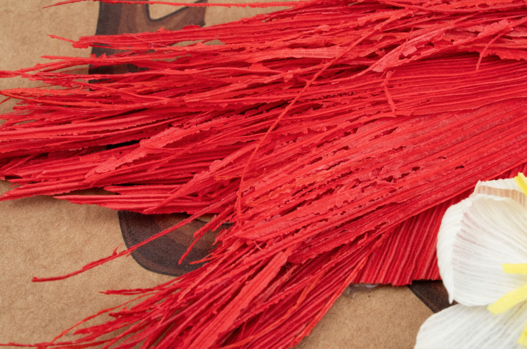 Cardinal Cornhusk Greeting Card