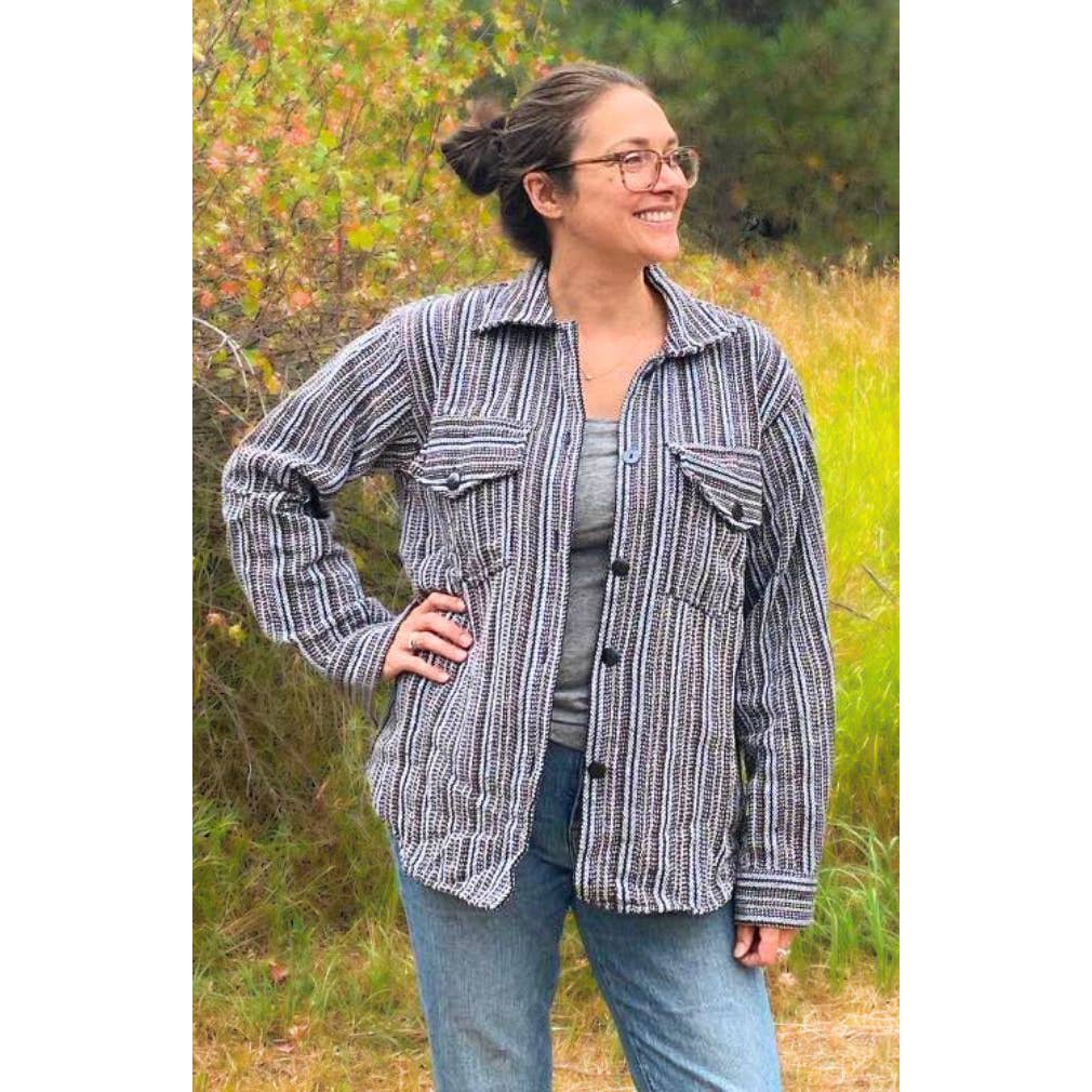 Brushed Gyari Shirt Jacket - Assorted Sizes and Colors - Just Creations