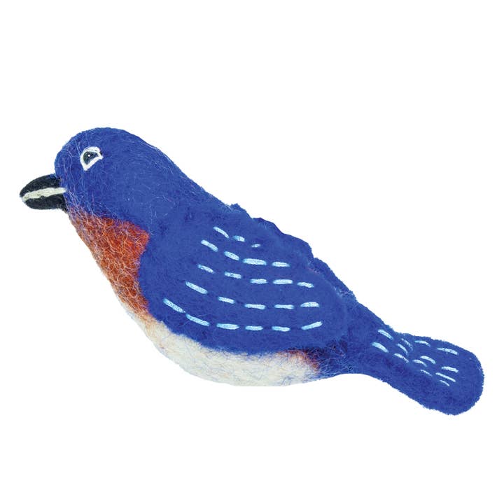 Bluebird Felt Ornament