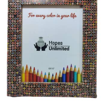 Recycled Pencils Frame (8" x 10")