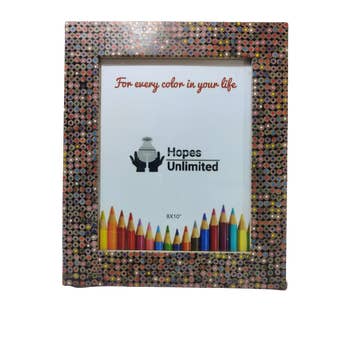 Recycled Pencils Frame (4&quot; x 6&quot;)