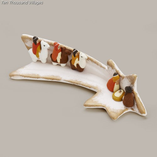 Ceramic Star Nativity Handmade and Fair Trade