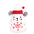 Mouse Snowflake Felt Ornament
