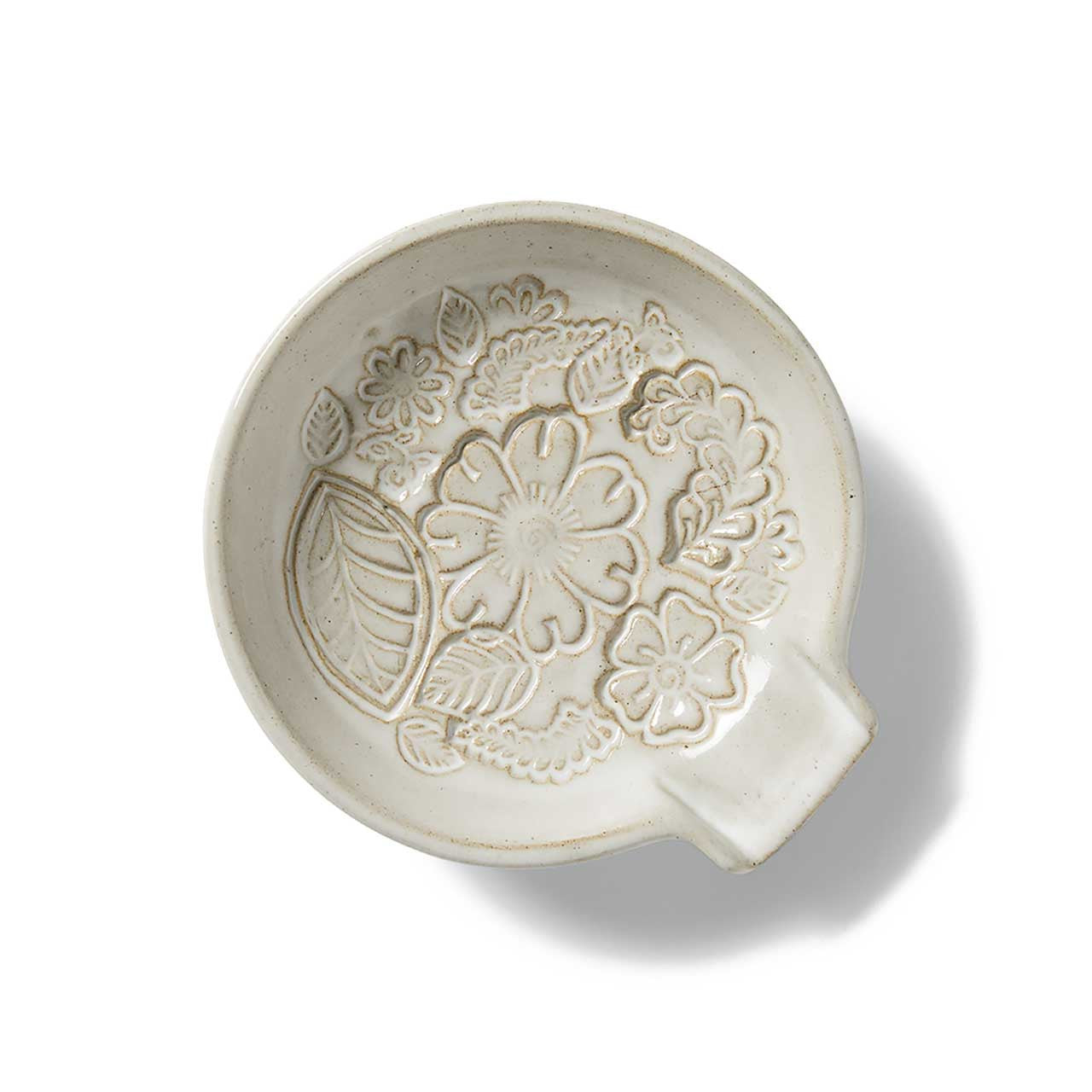 Stamped Blossom Spoon Rest