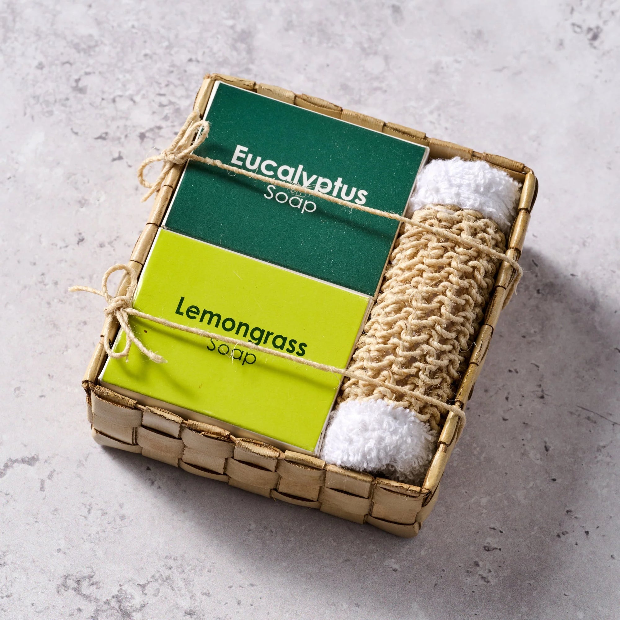 Eucalyptus &amp; Lemongrass Soap &amp; Scrub Gift Set