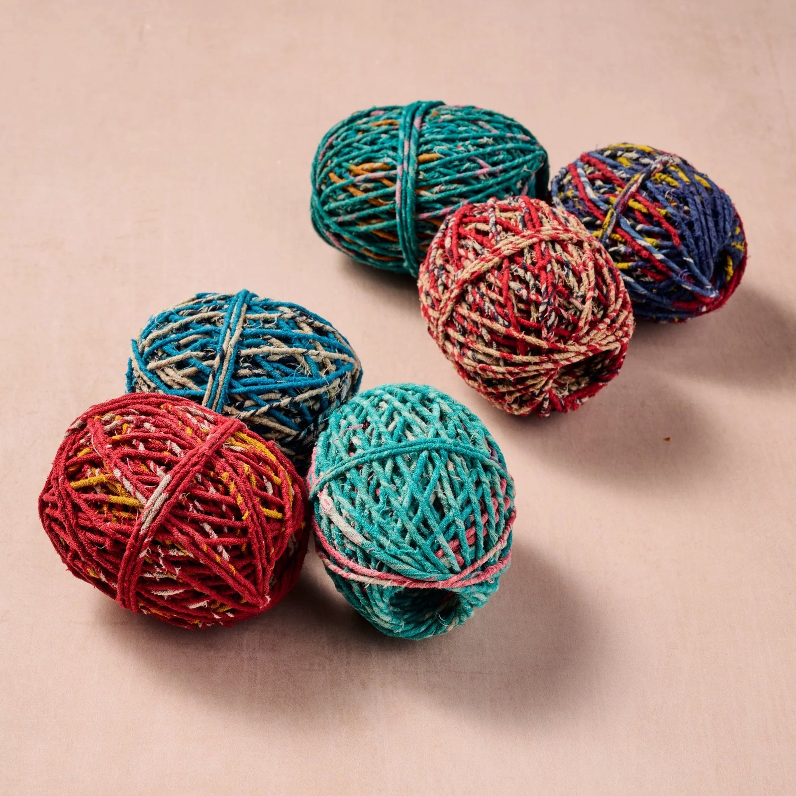 Recycled Sari Twine Ball