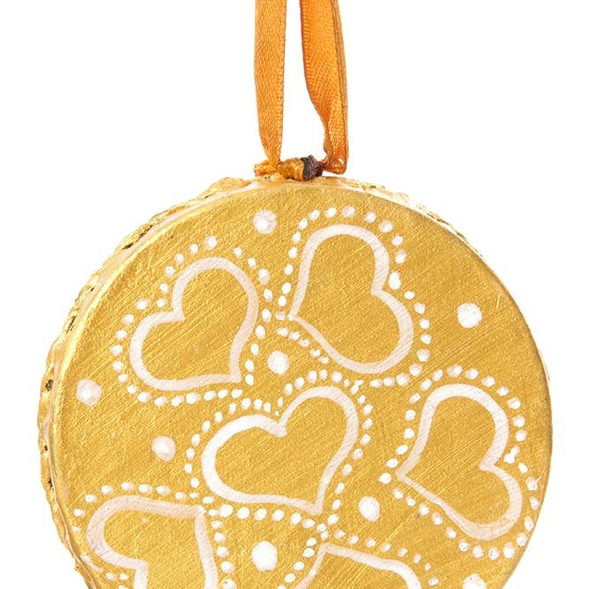 Gold Drum Ornament