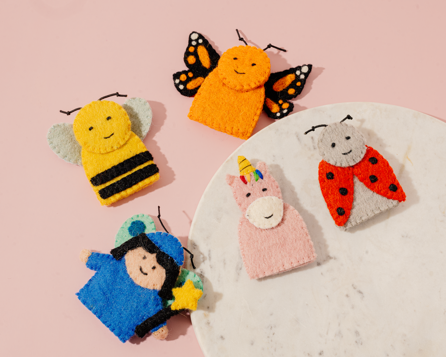 Felt Fairy Garden Finger Puppets - Assorted
