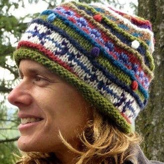 Striped Wool Hat - Assorted