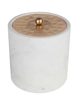 Marble Canister with Brass Lid - Tara Projects