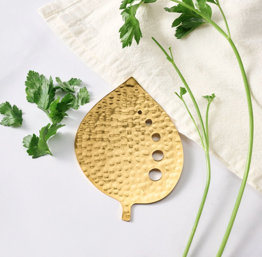 Stainless Steel Herb Stripper - Leaf