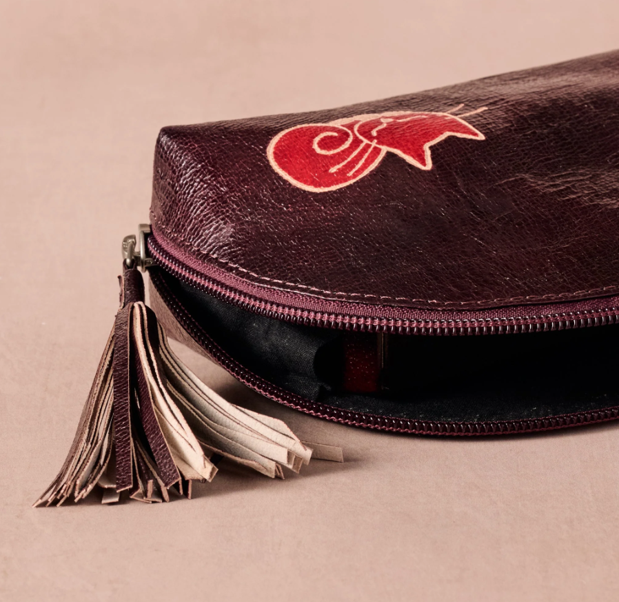 Leather Cat Bag