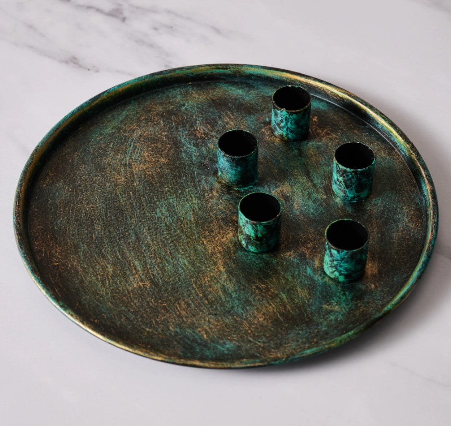Iron Candle Plate