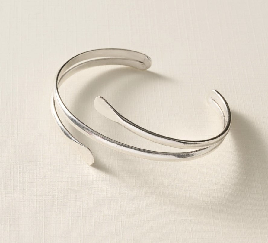 3-Band Folded Cuff Bracelet