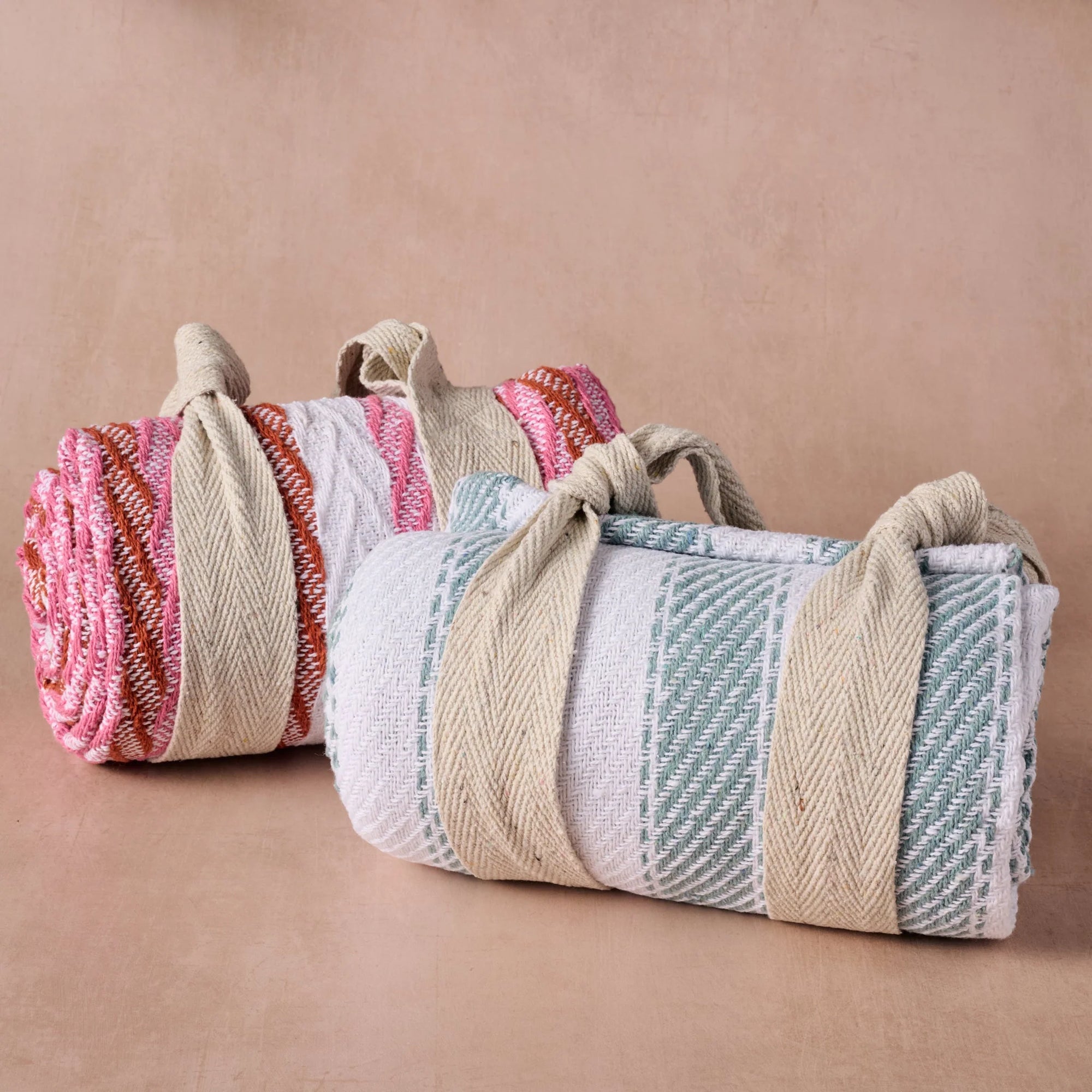 Pink Striped Rethread Throw