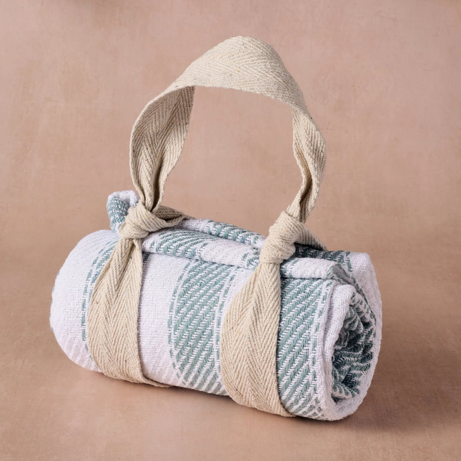 Blue Striped Rethread Throw