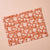Salmon Floral Block Print Placemat