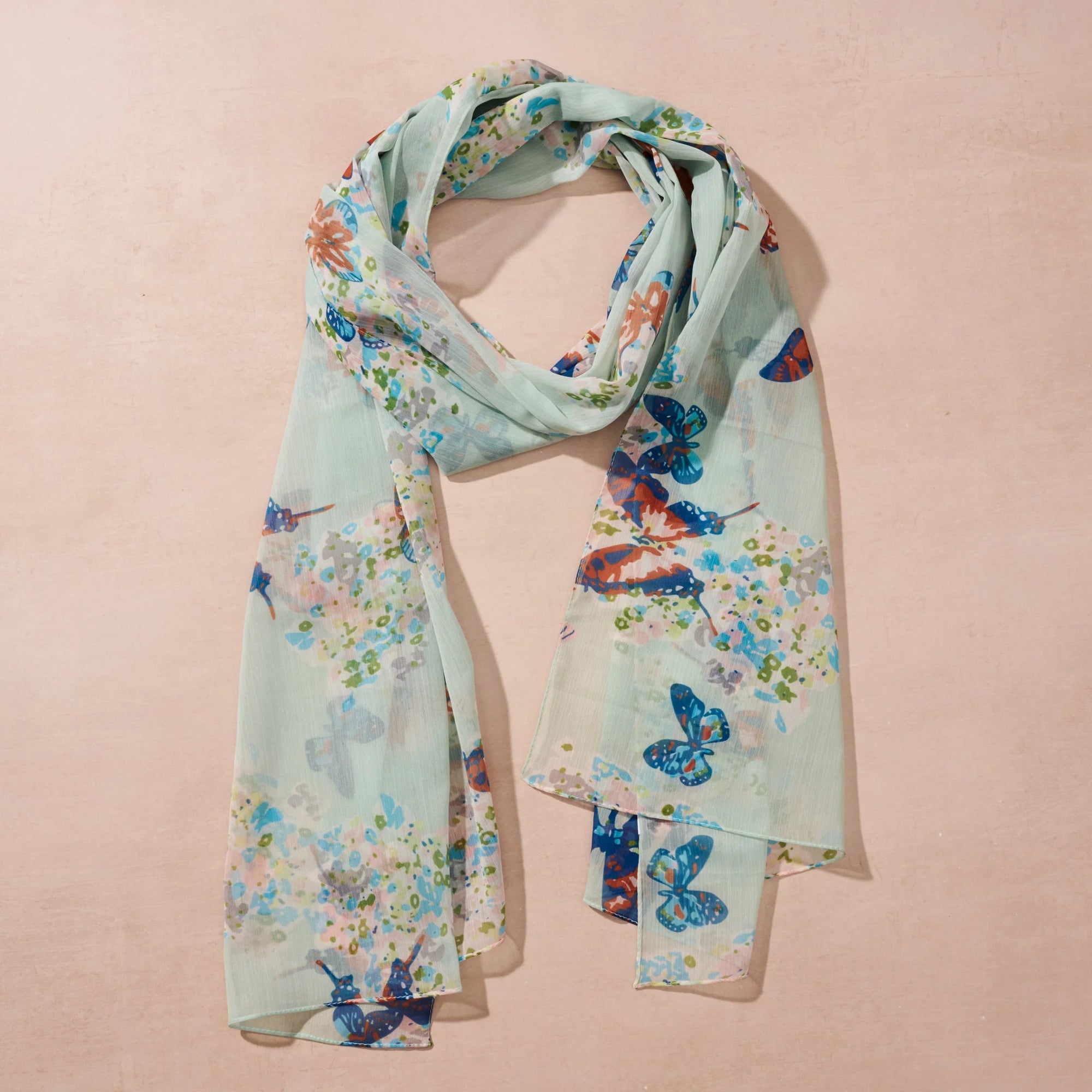 Butterfly Chiffon Scarf