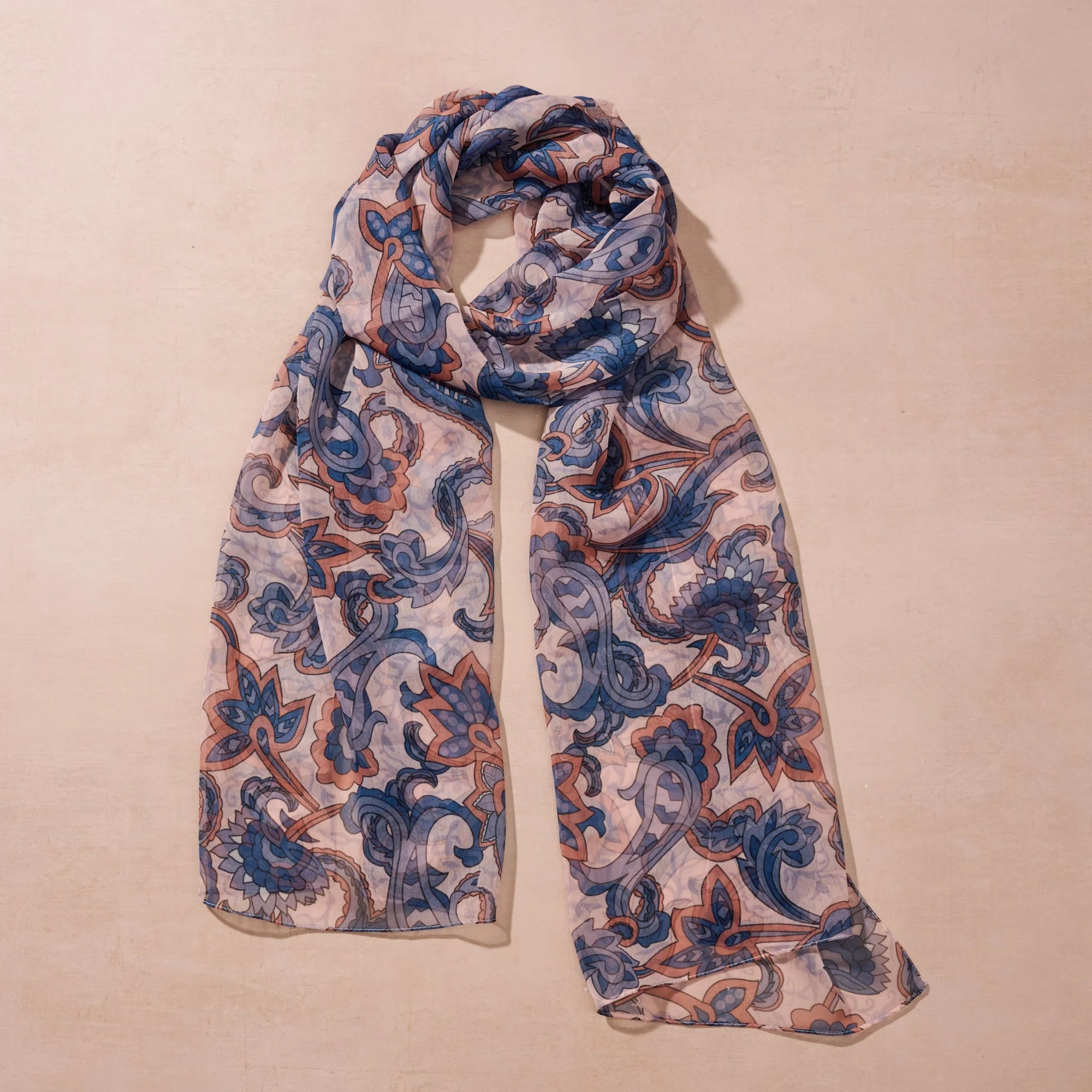 Paisley Chiffon Scarf