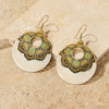 Hand-Painted Enamel Earrings