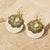 Hand-Painted Enamel Earrings