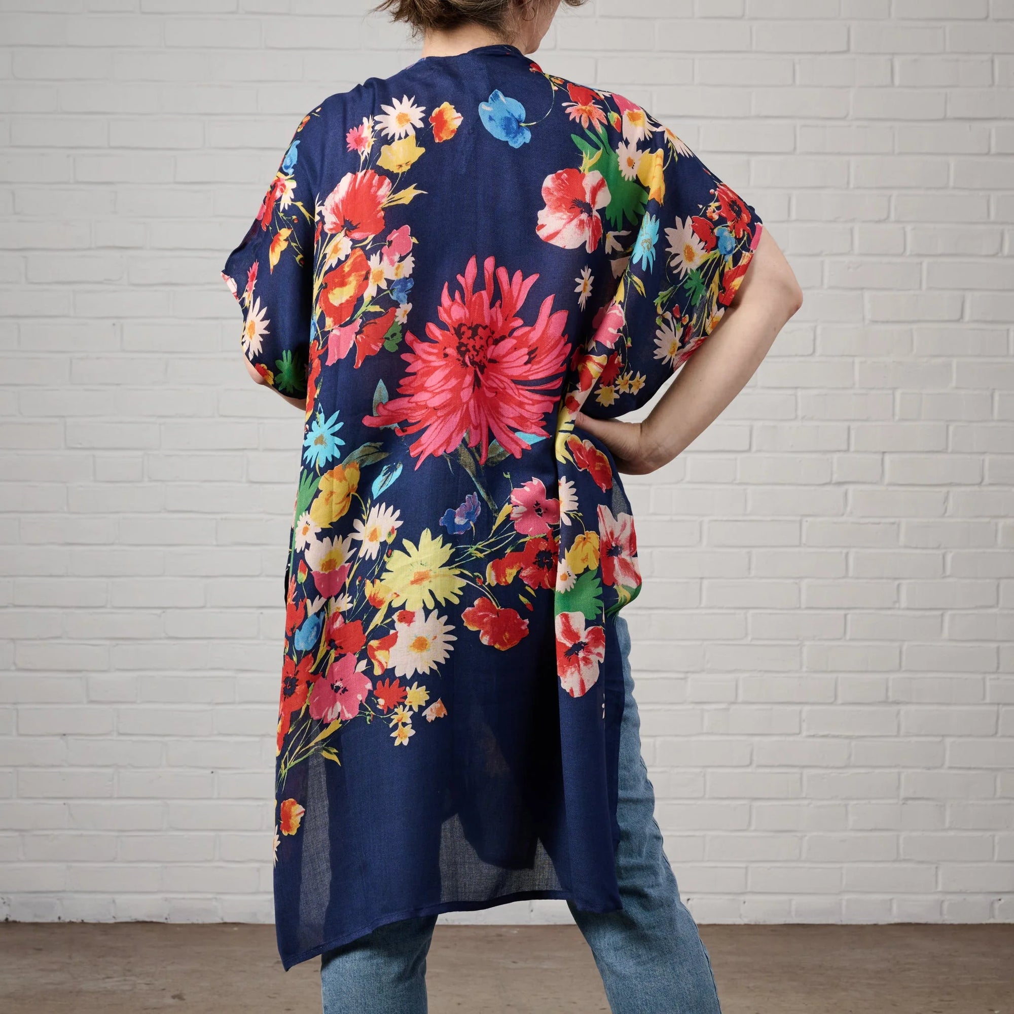 Vibrant Floral Jacket/Wrap