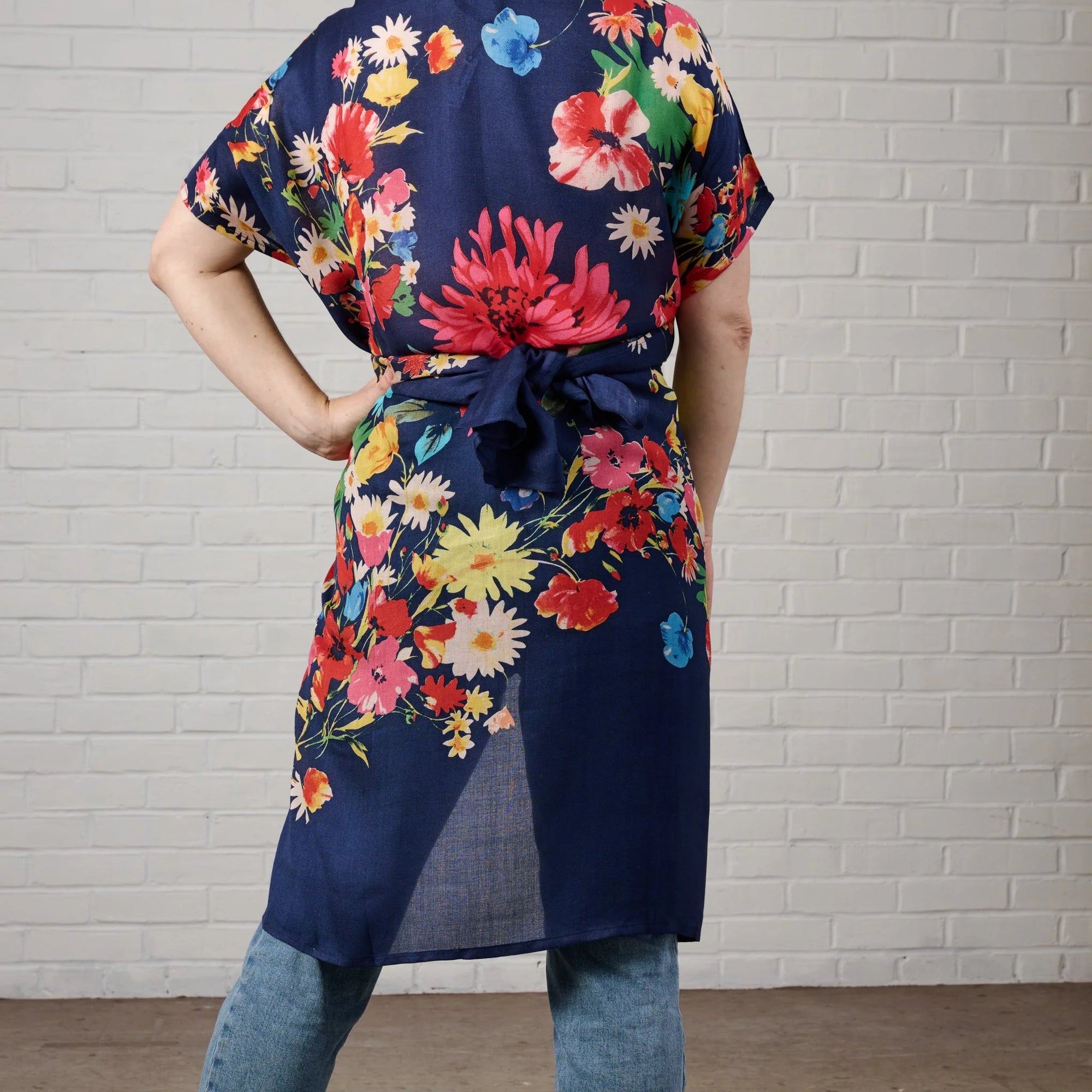 Vibrant Floral Jacket/Wrap