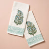 Blockprint Waffle Weave Hand Towel