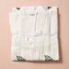 Blockprint Waffle Weave Robe