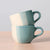 Blue & White Stripe Tea Cup