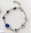 Blue Floral Iron Bracelet