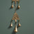 Recycled Iron And Glass Four Trees Chime (35" L)