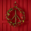 Vine Natural Wreath Peace Sign
