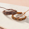 Embossed Leather Bracelet