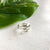 Silver-Plated Coiled Wrap Ring