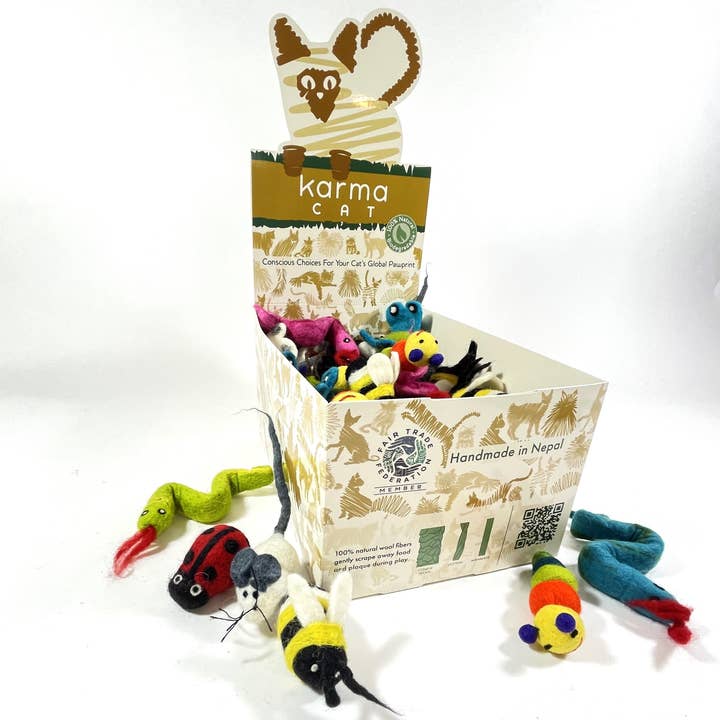 Backyard Critter Cat Toy - Assorted