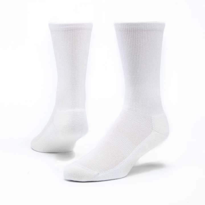 White Crew Sport Socks (10-13)