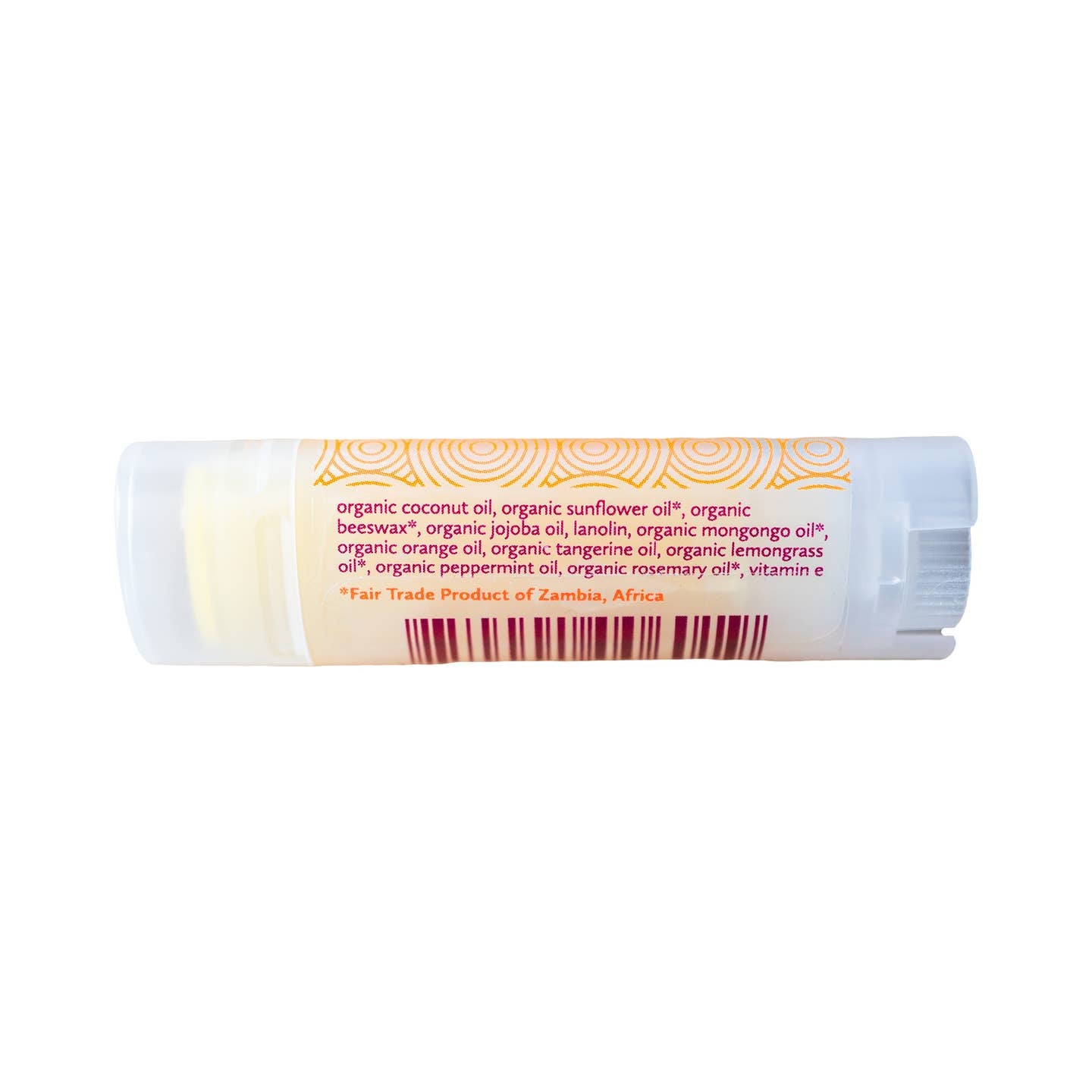 Zambeezi Tangerine Beeswax Lip Balm