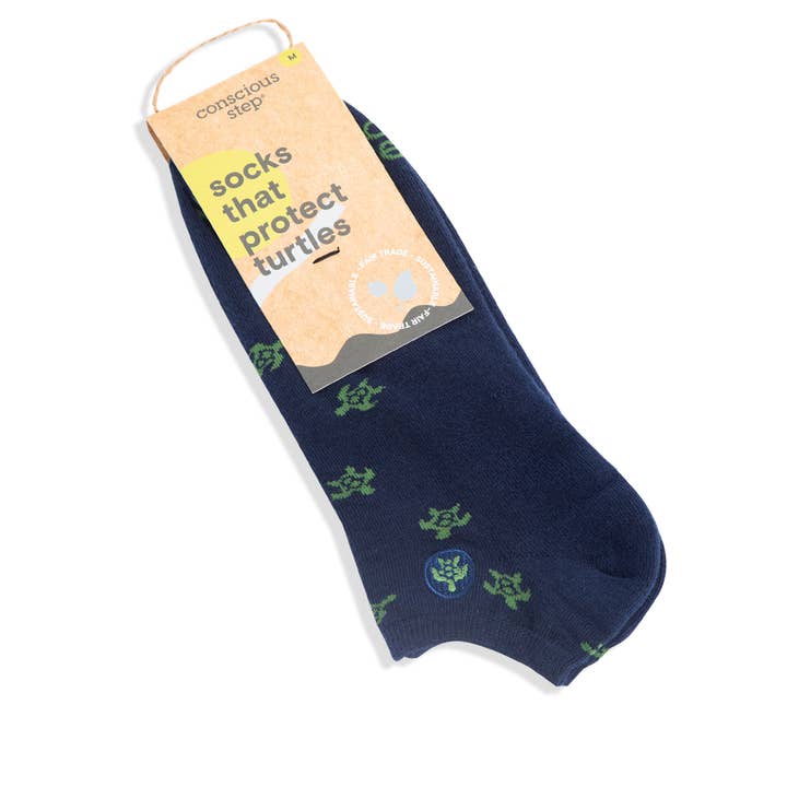 Blue Protect Turtles Footie Socks