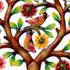 Painted Cutmetal Rooted Tree of Life Braid Wall Hanging (24&quot;)