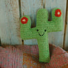 Friendly Cactus Crochet Rattle