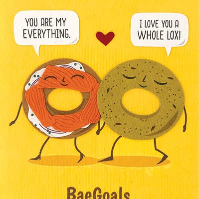 Everything Bagel Love Card
