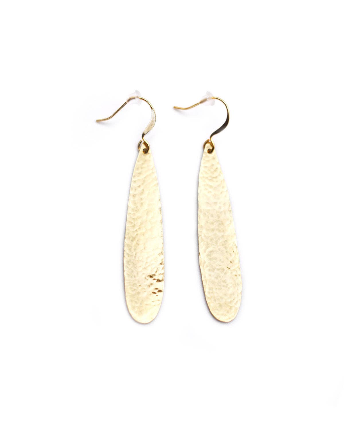 Yellow Gold Teardrop Earrings