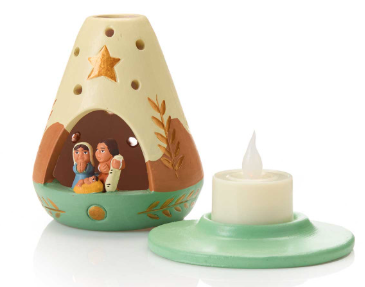 Andes Ceramic Tealight Nativity
